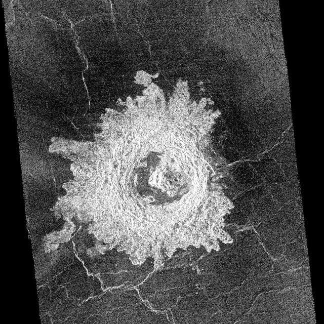 NASA image: Venus - Complex Crater Buck in Navka Region