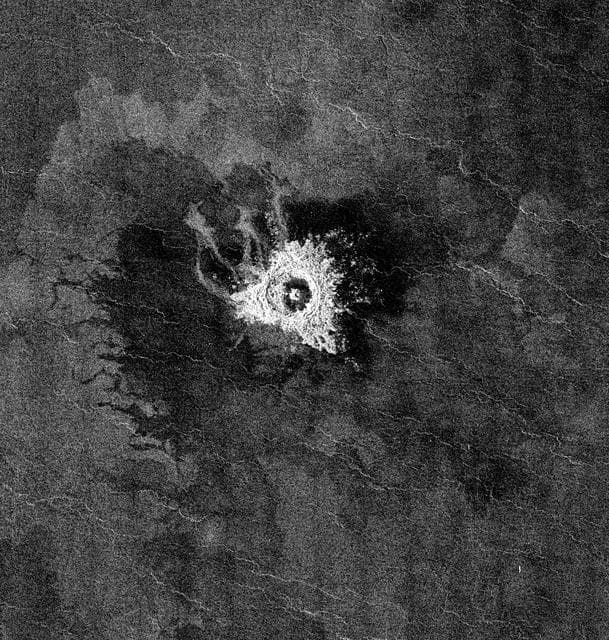 NASA image: Venus - Impact Crater Jeanne