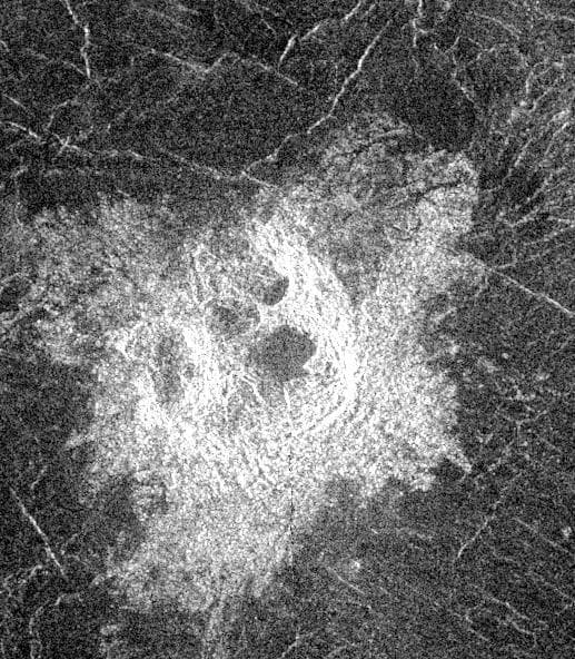 NASA image: Venus - Multi-Floor Irregular Crater