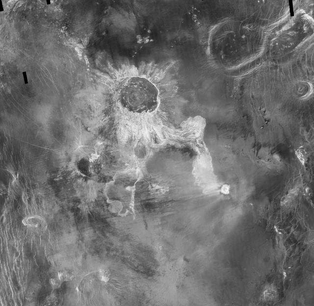 NASA image: Venus - Impact Crater Isabella