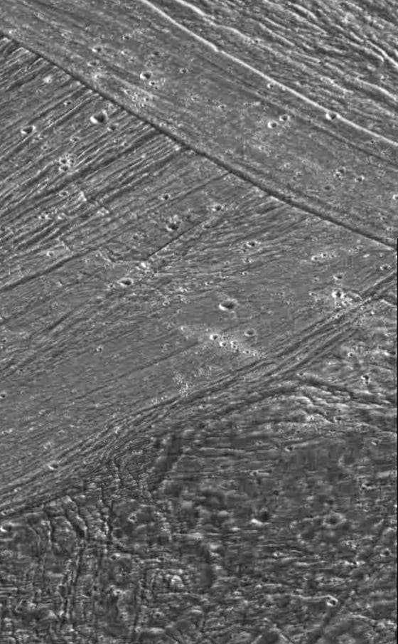 NASA image: Ganymede Nippur Sulcus