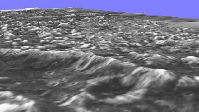 NASA image: Stereo View of Ganymede Galileo Regio