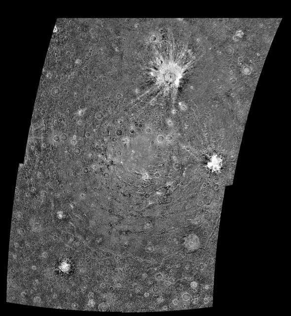 NASA image: Asgard Impact Structure on Callisto