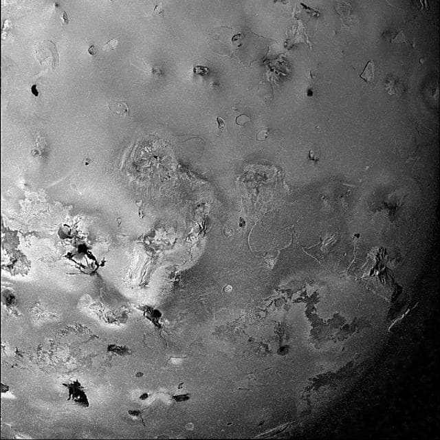 NASA image: Geologic Landforms on Io