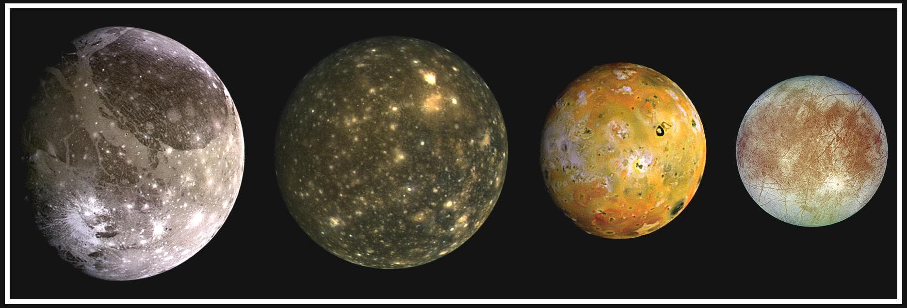 NASA image: The Galilean Satellites