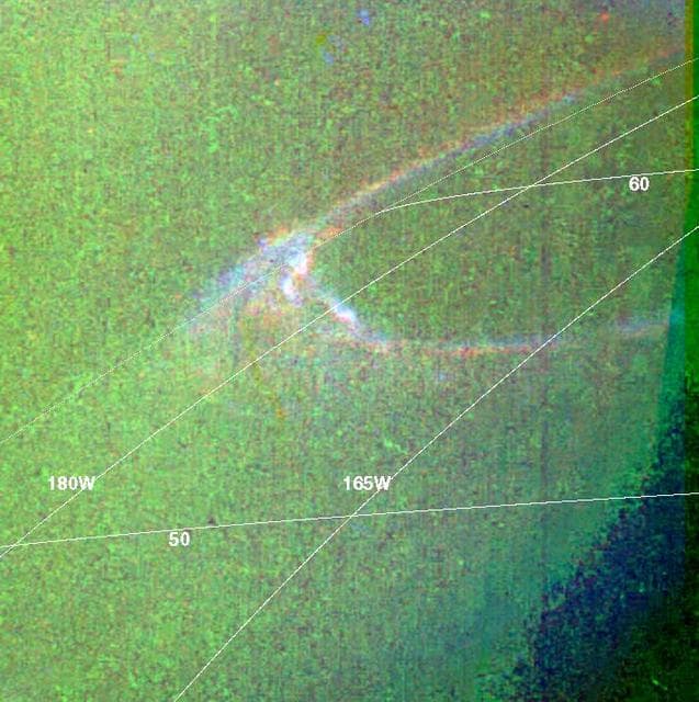 NASA image: False Color Aurora