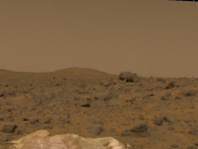 NASA image: Terrain at Landing Site
