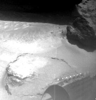 NASA image: Lower Portions of Yogi & Rover Wheel