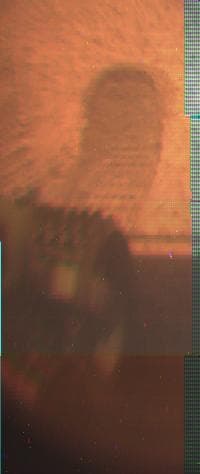 NASA image: A Rover Wheel in Soil - Color