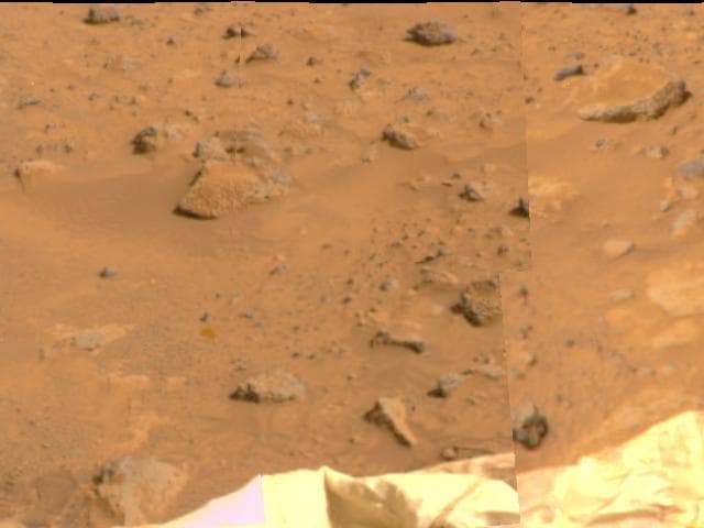 NASA image: Deflated Airbags & Terrain
