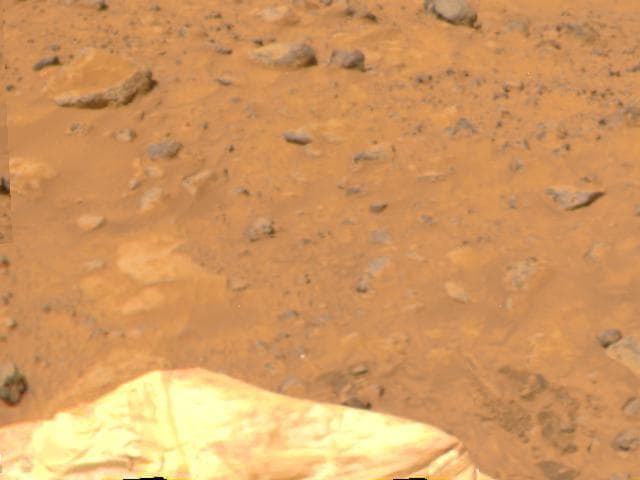 NASA image: Deflated Airbags & Terrain