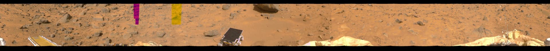 NASA image: Portion of 360-degree Color Panorama