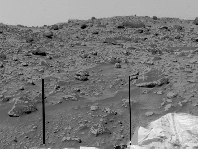 NASA image: Rocky Terrain & Airbags