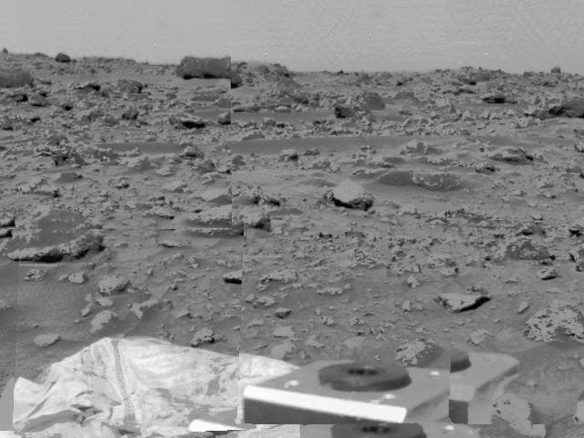 NASA image: Rocky Terrain & Airbags