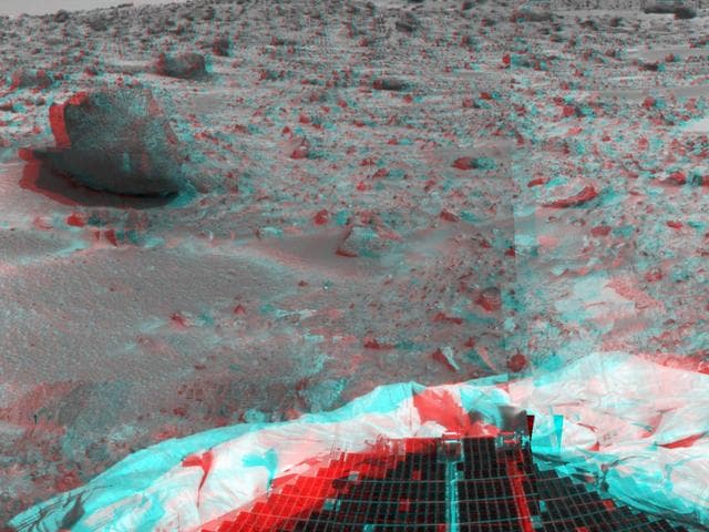 NASA image: Terrain and Rock Yogi - 3-D