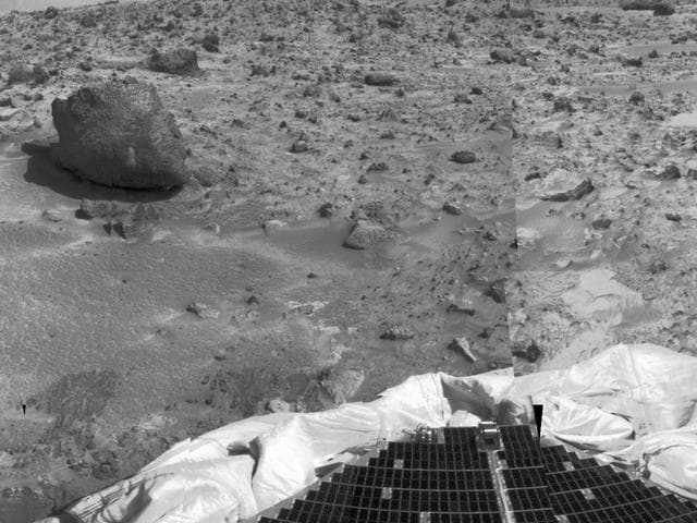 NASA image: Deflated Airbags and Yogi