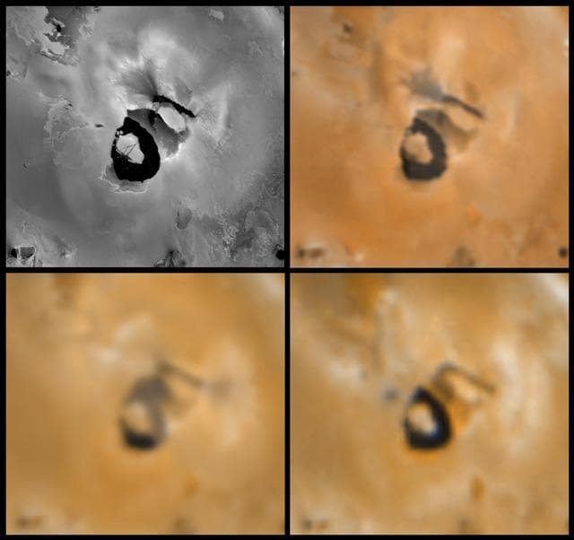 NASA image: Changes near the Volcano Loki Patera on Io
