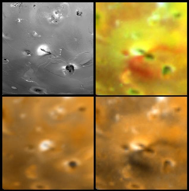 NASA image: Unusual Volcanic Pyroclastic Deposits on Io
