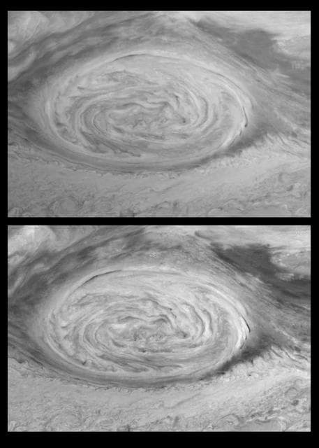 NASA image: Time Series of the Great Red Spot near-infrared filter
