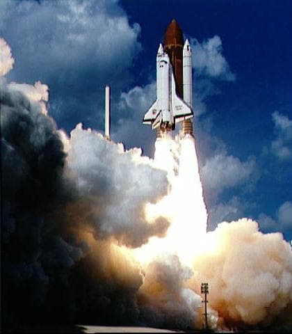 NASA image: Launch of Galileo on STS-34 Atlantis