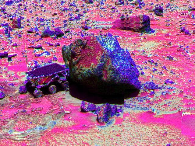 NASA image: Yogi in False Color