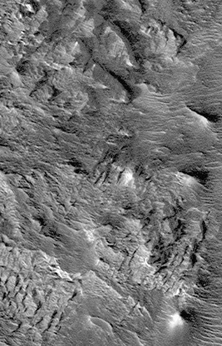 NASA image: Hebes Chasma #1