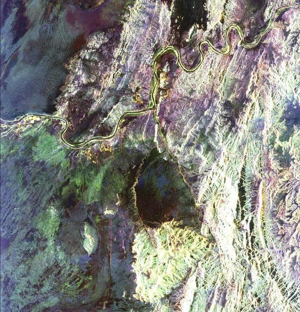 NASA image: South Africa, Namibia Diamond Deposits