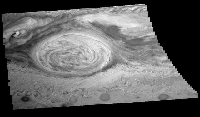 NASA image: Mosaic of Jupiter Great Red Spot in the near infrared