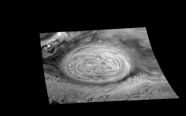 NASA image: Mosaic of Jupiter Great Red Spot 727 nm