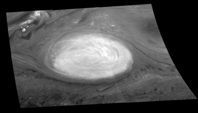 NASA image: Mosaic of Jupiter Great Red Spot Methane Filter