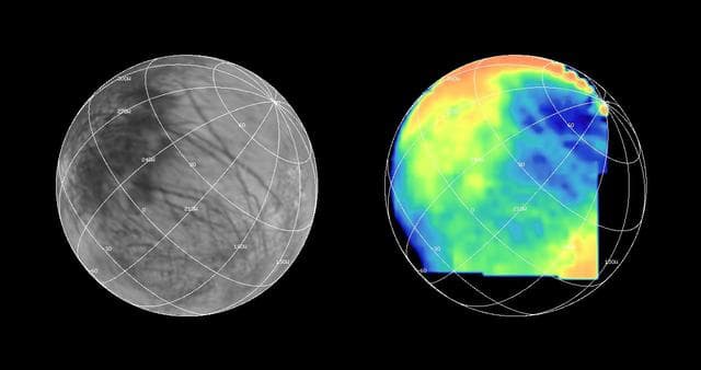 NASA image: NIMS G1 Observation of Europa