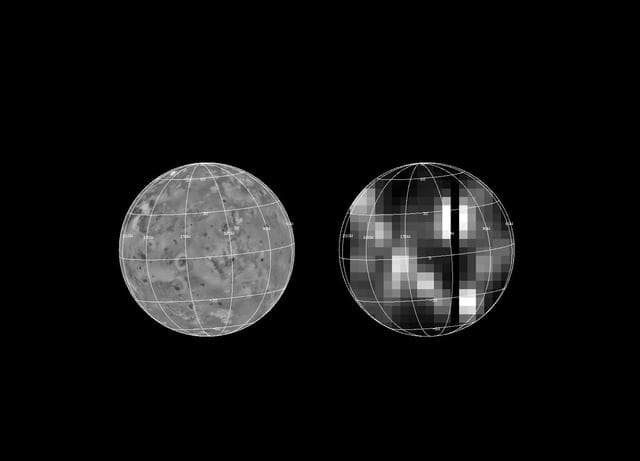 NASA image: NIMS Observation of Hotspots on Io