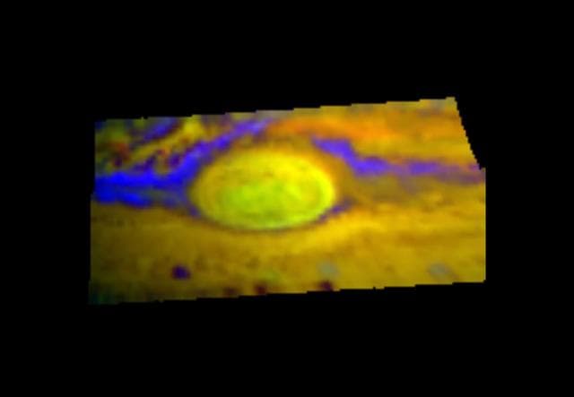 First Near Infrared Mapping Spectrometer NIMS Image of the Great Red Spot