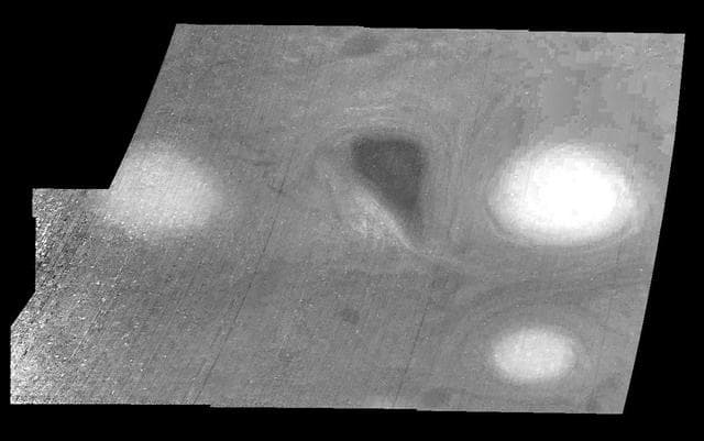 NASA image: Jupiter Long-lived White Ovals in a Methane Band Time Set 2