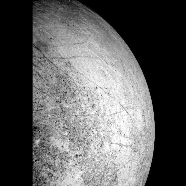 NASA image: Europa Leading Hemisphere