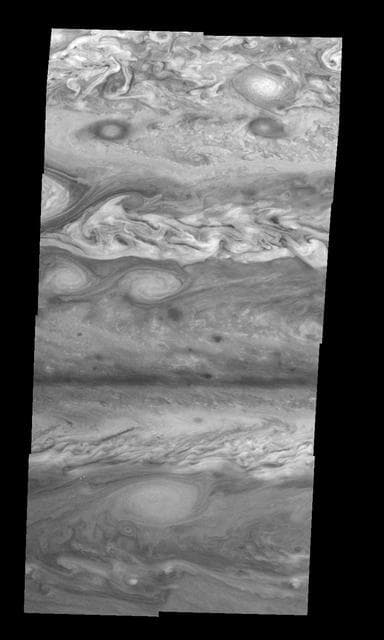 NASA image: Jupiter Northern Hemisphere in the Near-Infrared Time Set 1