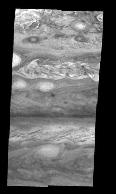 NASA image: Jupiter Northern Hemisphere in a Methane Band Time Set 1