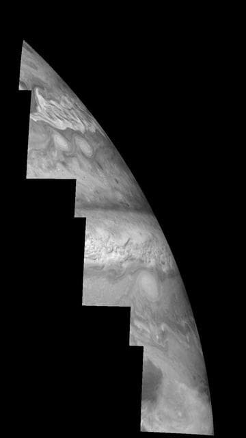 NASA image: Jupiter Northern Hemisphere in the Near-Infrared Time Set 3