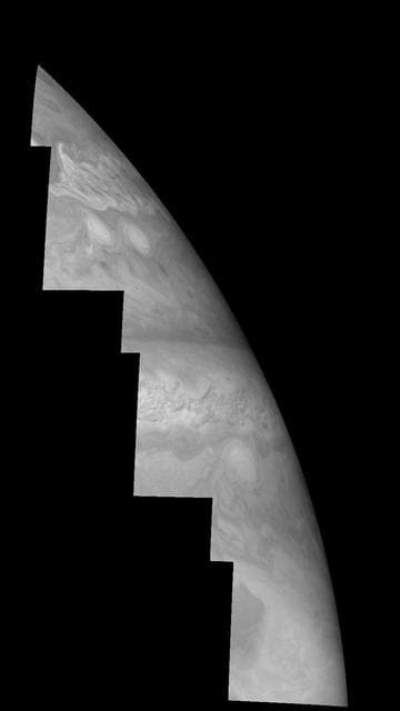 NASA image: Jupiter Northern Hemisphere in a Methane Band Time Set 3