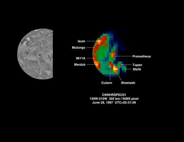 NASA image: New Hot Spot on Io Discovered by NIMS During Orbit C9