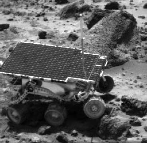 NASA image: Sojourner Nearing Wedge