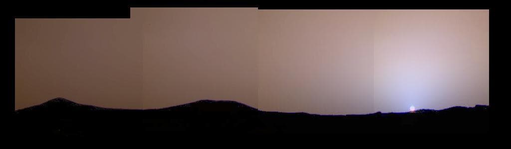 NASA image: Color Variations in the Sky at Sunset