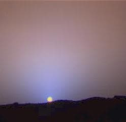 NASA image: Close-Up of Sol 24 Sunset