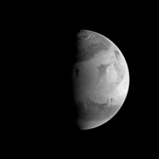 NASA image: MGS Approach Image - 262.3° W Longitude