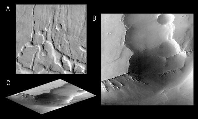 NASA image: MGS Views of Labyrinthus Noctis