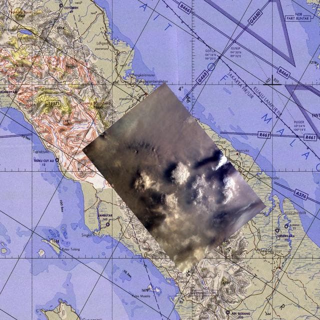 NASA image: Map of northern Sumatra, Indonesia