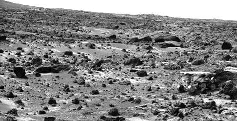 NASA image: Sojourner APXS at Chimp - Left Eye