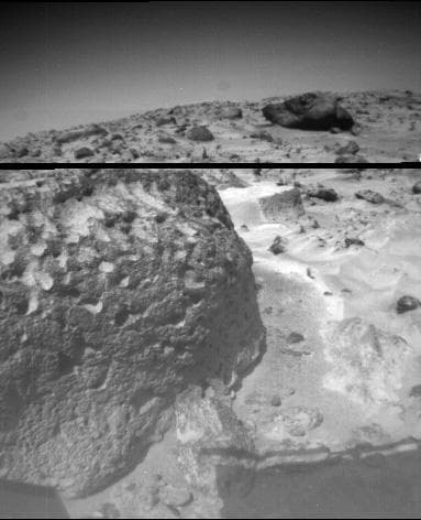 NASA image: Pits and Flutes on Stimpy