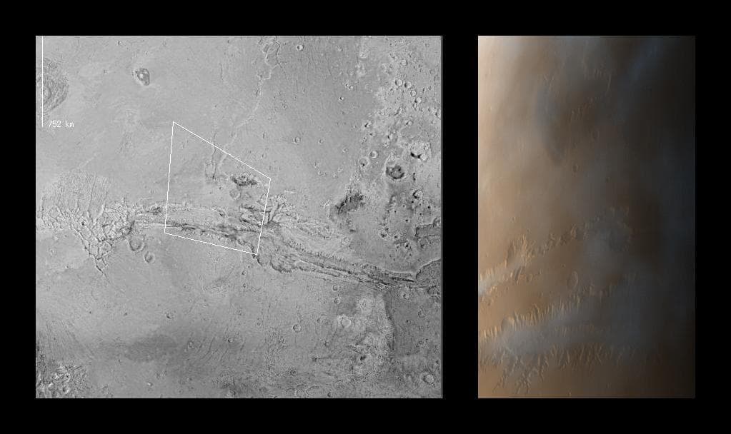 NASA image: Valles Marineris