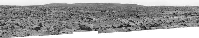 NASA image: Big Crater as Viewed by Pathfinder Lander